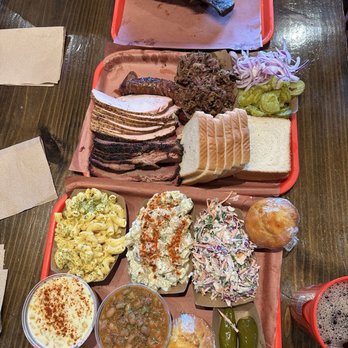 Terry Black's Barbecue - "Small" family platter - Barbeque Near Me - Lockhart, Texas