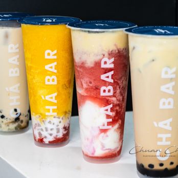M Cha Bar - Peachy Dream ($7.99), Mango Pomelo ($8.99), Strawberry Creme Brulee ($8.99), Brown Sugar Creme Brulee ($8.99) - Bubble Tea Near Me - Toronto, Ontario M Cha Bar - Peachy Dream ($7.99), Mango Pomelo ($8.99), Strawberry Creme Brulee ($8.99), Brown Sugar Creme Brulee ($8.99) - Bubble Tea Near Me - Toronto, Ontario