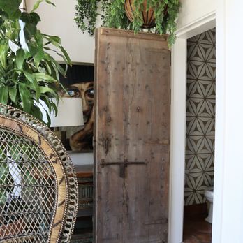 Cooper Doors - Repurposed 18th century church door. Now this door belongs to a sunroom restroom. - Door Sales/Installation Near Me Cooper Doors - Repurposed 18th century church door. Now this door belongs to a sunroom restroom. - Door Sales/Installation Near Me