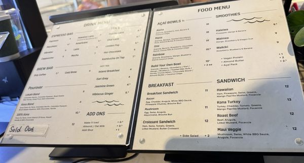 Menu photo 2 Honolulu Coffee Vancouver, BC Menu photo 2 Honolulu Coffee Vancouver, BC