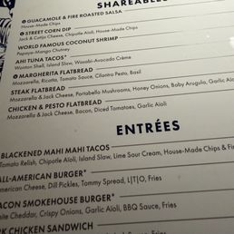 Our entrees Our entrees