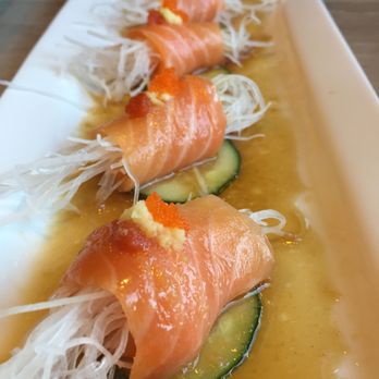 Aki Sushi - SALMON CARPACCIO - Sushi Bars Near Me - Kennewick, Washington