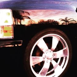 Artiaga's Collision Center - That Bakersfield sunset!