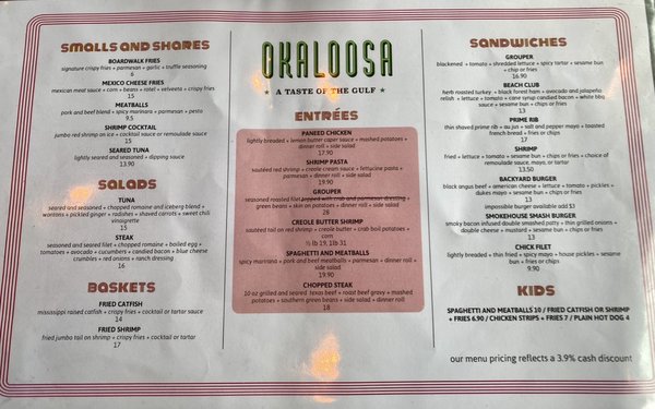 Menu photo 4 Okaloosa Monroe, LA