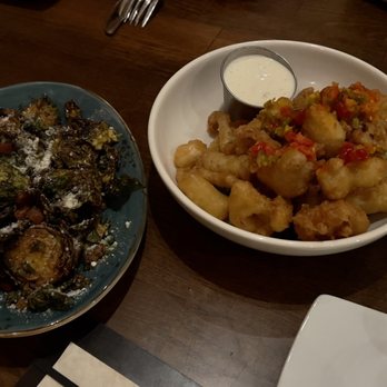 King Neptune Restaurant - Calamari and brussel sprout appetizers - Seafood Near Me - Wrightsville Beach, North Carolina