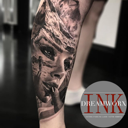 Dreamworx Ink - Poison to overthink. Artist Nina D.