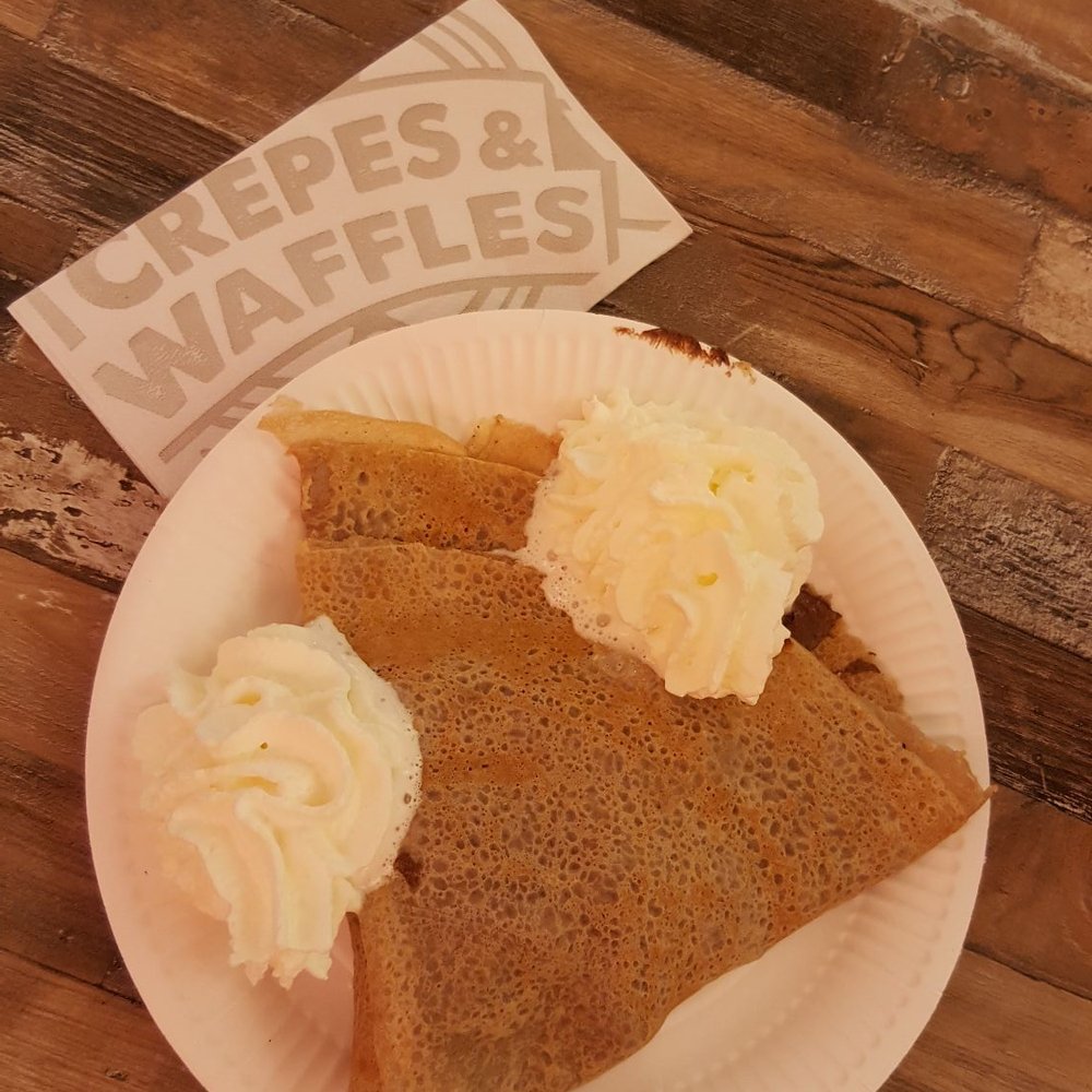 Nutella and strawberry crepe Nutella and strawberry crepe