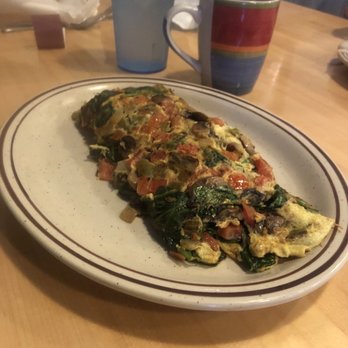 Rise & Shine - Veggie omelette with extra veggies - Breakfast & Brunch Near Me - Indianapolis, Indiana