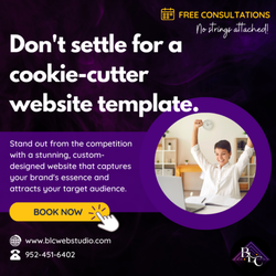 BLC  Web Studio - Say goodbye to unprofessional DIY results and hello to a stunning, custom-designed website that truly represents your brand.
