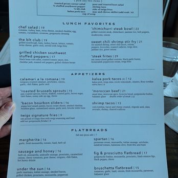 Twigs Bistro and Martini Bar - Menu - Bars Near Me - Vancouver, Washington Twigs Bistro and Martini Bar - Menu - Bars Near Me - Vancouver, Washington