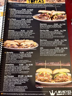 Menu photo 5 Los Reyes De La Torta Tempe, AZ