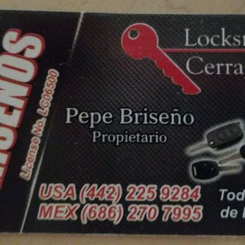 Briseno’s Locksmith - Keys & Locksmiths Near Me - Calexico, California Briseno’s Locksmith - Keys & Locksmiths Near Me - Calexico, California