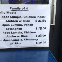 Chirpy Corner - Family Pack Menu