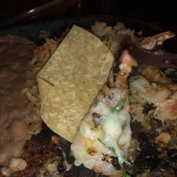 Lupe Tortilla Mexican Restaurant - Jumbo Shrimp? next to a chip. - Tex-Mex Near Me - Cedar Park, Texas