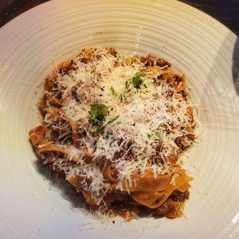 Todd English's Tuscany - Wagyu bolognese so dry I could have used it for mortar or spackle. - Italian Near Me - Uncasville, Connecticut