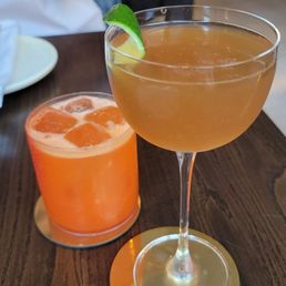 Pineapple margaritas and daiquiri