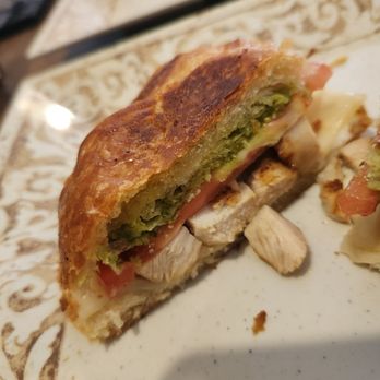Boston Coffee House - Chicken Pesto Sandwich on Croissant - Coffee & Tea Near Me - Altamonte Springs, Florida Boston Coffee House - Chicken Pesto Sandwich on Croissant - Coffee & Tea Near Me - Altamonte Springs, Florida