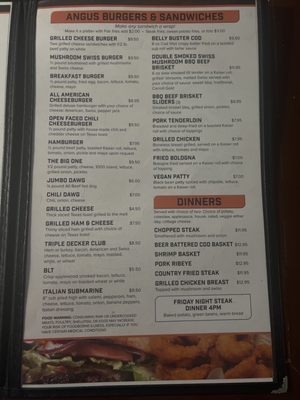 Menu photo 2 Fillin’ Station Carroll, OH
