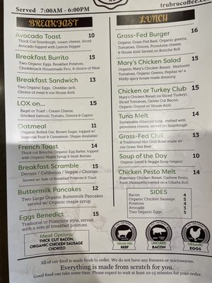 Menu photo 2 Tru Bru Orange, CA
