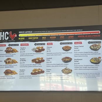 Houston TX Hot Chicken - Meal menu - Sandwiches Near Me - Tempe, Arizona