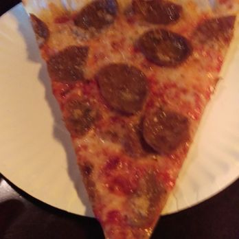 Home Slice Pizza - Sausage garlic pizza - Pizza Near Me - Austin, Texas