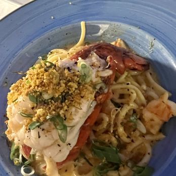 ELIA - Bucatini Astakos (Pasta w/ Maine lobster tail) - Greek Near Me - Walnut Creek, California