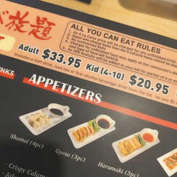 Sushi Haya - Dinner AYCE prices - Japanese Near Me - Missouri City, Texas
