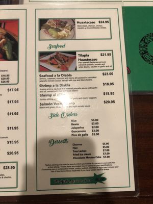 Menu photo 3 Escorza's Mexican Restaurant Wantagh, NY