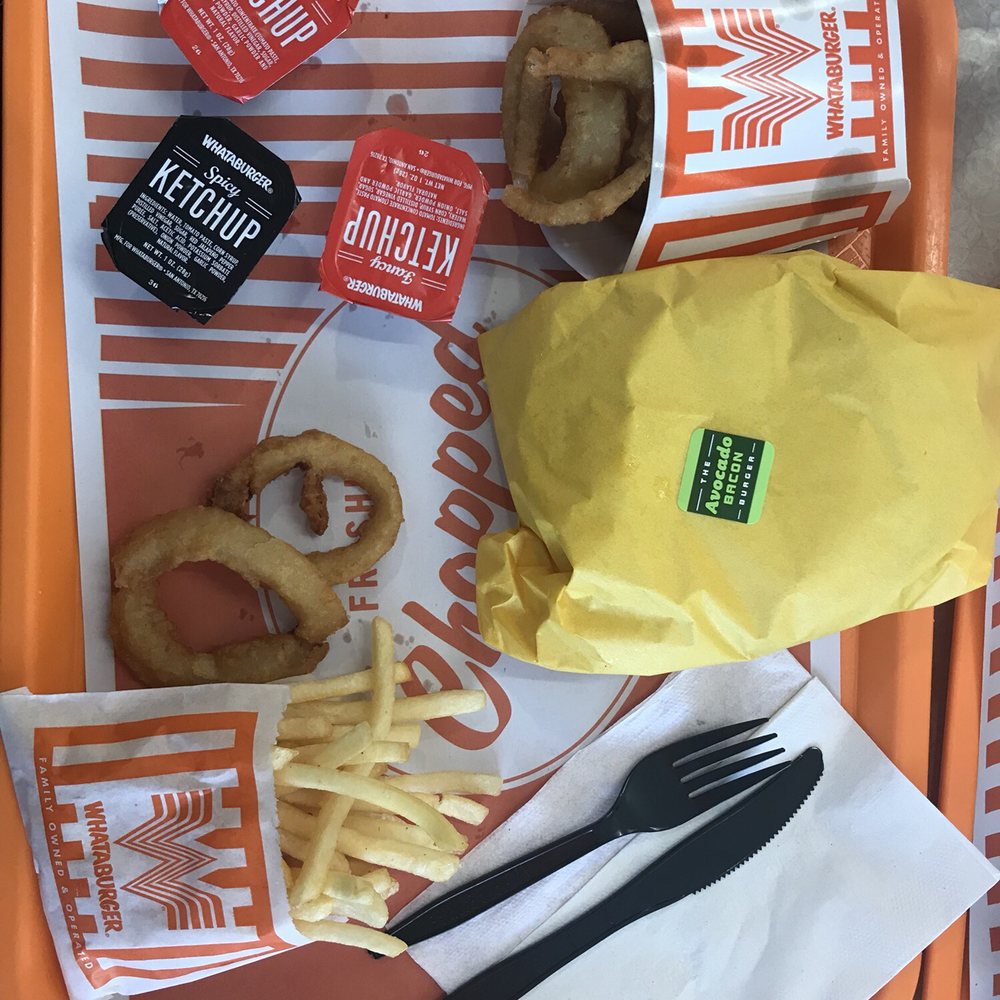 Whataburger - a tray of fast food - Burgers Near Me - El Paso, Texas