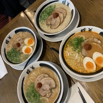 Ramen Danbo - (top left) Classic Ramen. (top right) Shio Ramen. (bottom left) Classic Ramen. (bottom right) Miso Rekka Ramen. - Ramen Near Me - Seattle, Washington