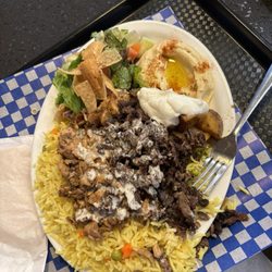 Baladi Shawarma - This is a beef and chicken shawarma plate.