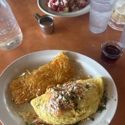 Chicken tinga omelette Chicken tinga omelette