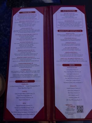 Menu photo 1 The Observation Bar Long Beach, CA