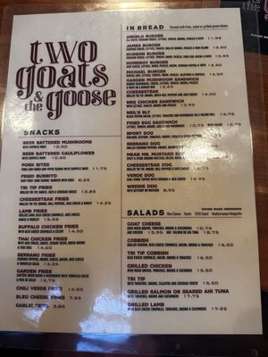 Menu photo 3 Two Goats & The Goose Bakersfield, CA