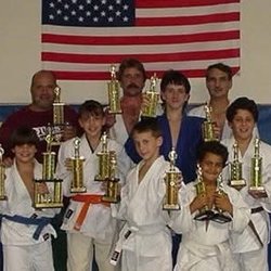 My dad, brothers, family friends, and our Sensai, Tom Reiff.