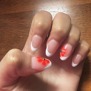 Nail Box - gel x nails and design done with blooming gel - Nail Technicians Near Me - San Mateo, California