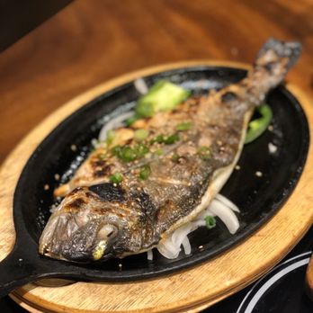 Bada Story - a cooked fish in a skillet - Korean Near Me - Fort Lee, New Jersey