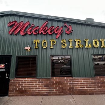 Mickey's Top Sirloin - View from the parking lot - Steakhouses Near Me - Denver, Colorado Mickey's Top Sirloin - View from the parking lot - Steakhouses Near Me - Denver, Colorado