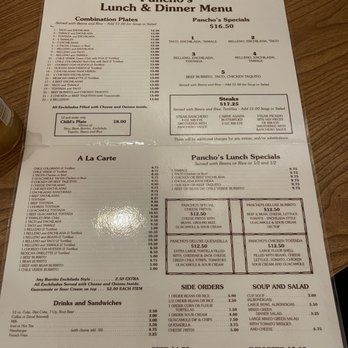 Pancho's Mexican Restaurant - Up to date menu 4/24 - Mexican Near Me - Long Beach, California Pancho's Mexican Restaurant - Up to date menu 4/24 - Mexican Near Me - Long Beach, California