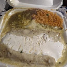 Green enchiladas