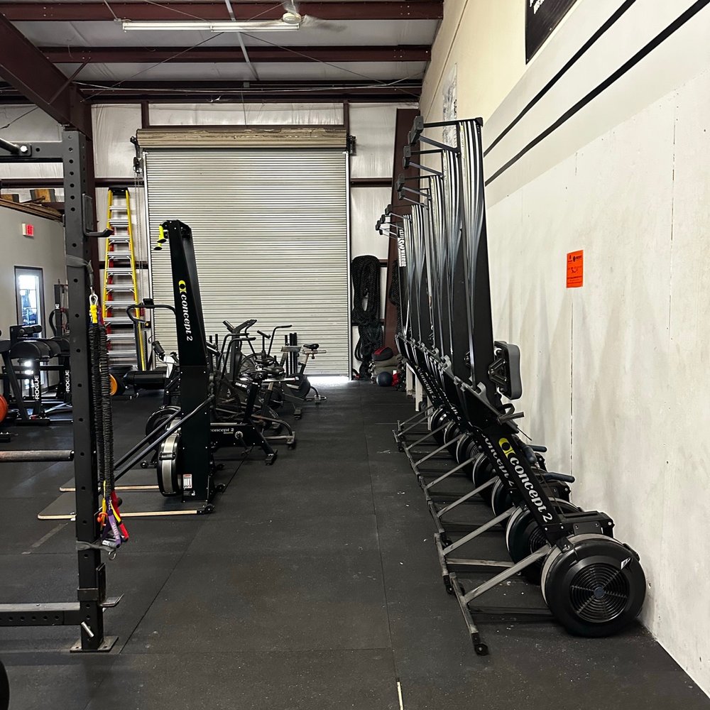 CrossFit StoneCutter - Plenty of Concept rowers/air bikes and specialty machines - Interval Training Gyms Near Me - Tomball, Texas