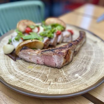 Sekoya - Tomahawk Pork Chop - Cocktail Bars Near Me - Palo Alto, California Sekoya - Tomahawk Pork Chop - Cocktail Bars Near Me - Palo Alto, California
