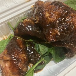 Oh this Jerk Chicken definitely packed a nice punch. Heat with a touch of sweetness. Oh this Jerk Chicken definitely packed a nice punch. Heat with a touch of sweetness.