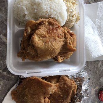 KJ's Local Grindz - Fried chicken 5 pieces crispy on the outside, moist inside. Texture is good although I wouldn't mind some batter. - Chicken Shop Near Me - Kaneohe, Hawaii KJ's Local Grindz - Fried chicken 5 pieces crispy on the outside, moist inside. Texture is good although I wouldn't mind some batter. - Chicken Shop Near Me - Kaneohe, Hawaii