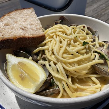 Fish - Linguine and Clams - Seafood Near Me - Sausalito, California Fish - Linguine and Clams - Seafood Near Me - Sausalito, California
