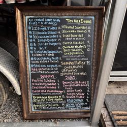 Ojeda Cowboy Sliders - Menu - July 2025