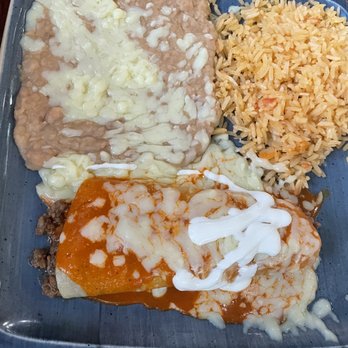 Plaza Azteca Hampton - Kids enchiladas rice and beans - Mexican Near Me - Hampton, Virginia