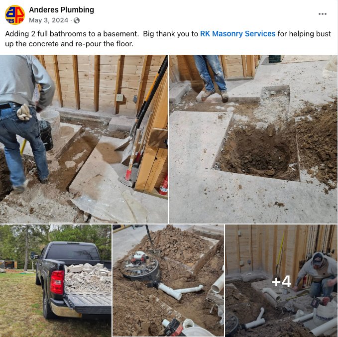 Slide of Anderes Plumbing