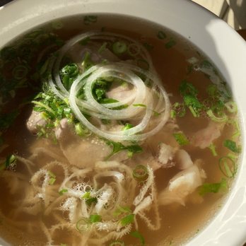 Pho Viet 101 - Small P31. Flank Steak, Brisket, Tendon and Tripe Noodle Soup - Vietnamese Near Me - Clovis, California Pho Viet 101 - Small P31. Flank Steak, Brisket, Tendon and Tripe Noodle Soup - Vietnamese Near Me - Clovis, California