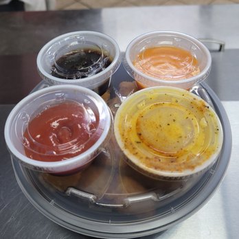 Chubby Panda - Dipping sauces for Crunchy Crab Legs - Fast Food Near Me - Detroit, Michigan